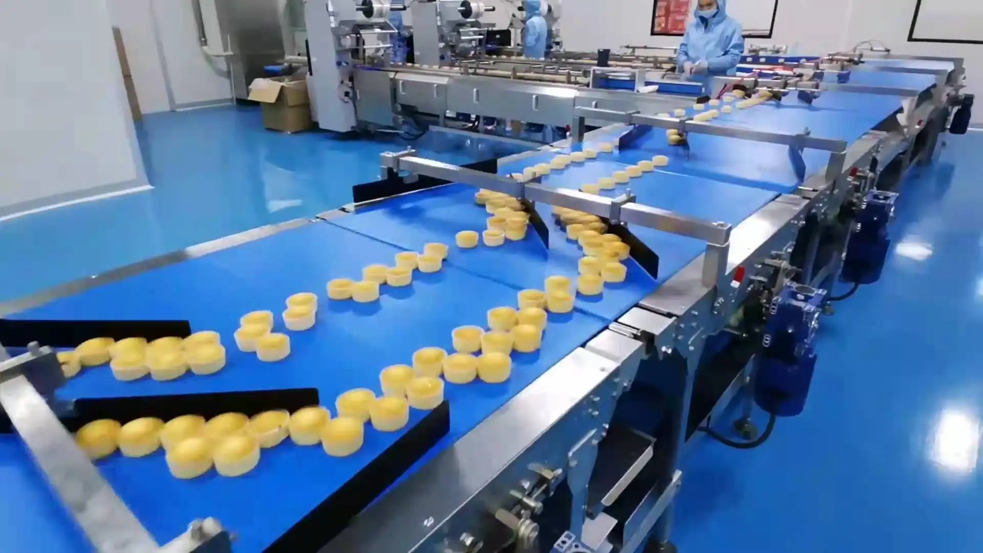 High Productivity Automatic Cup Cake  Custard Cake Making Machine With Factory Price