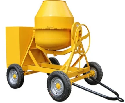 W High Efficiency wheelbarrow 350 400 500 700 Short Mixing Time Portable Concrete Mixer Electric Diesel Gasoline