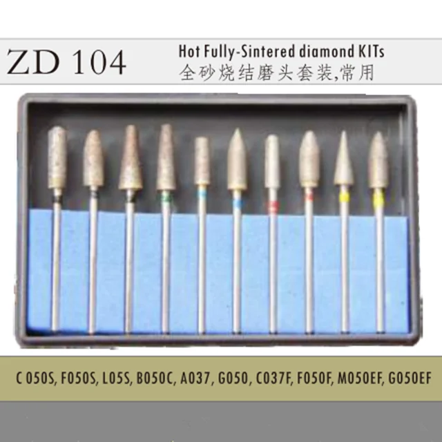 Стоматологическая лаборатория 2 35 мм полировка заусенцев сверла для зубьев алмазные брусы полностью Спеченные