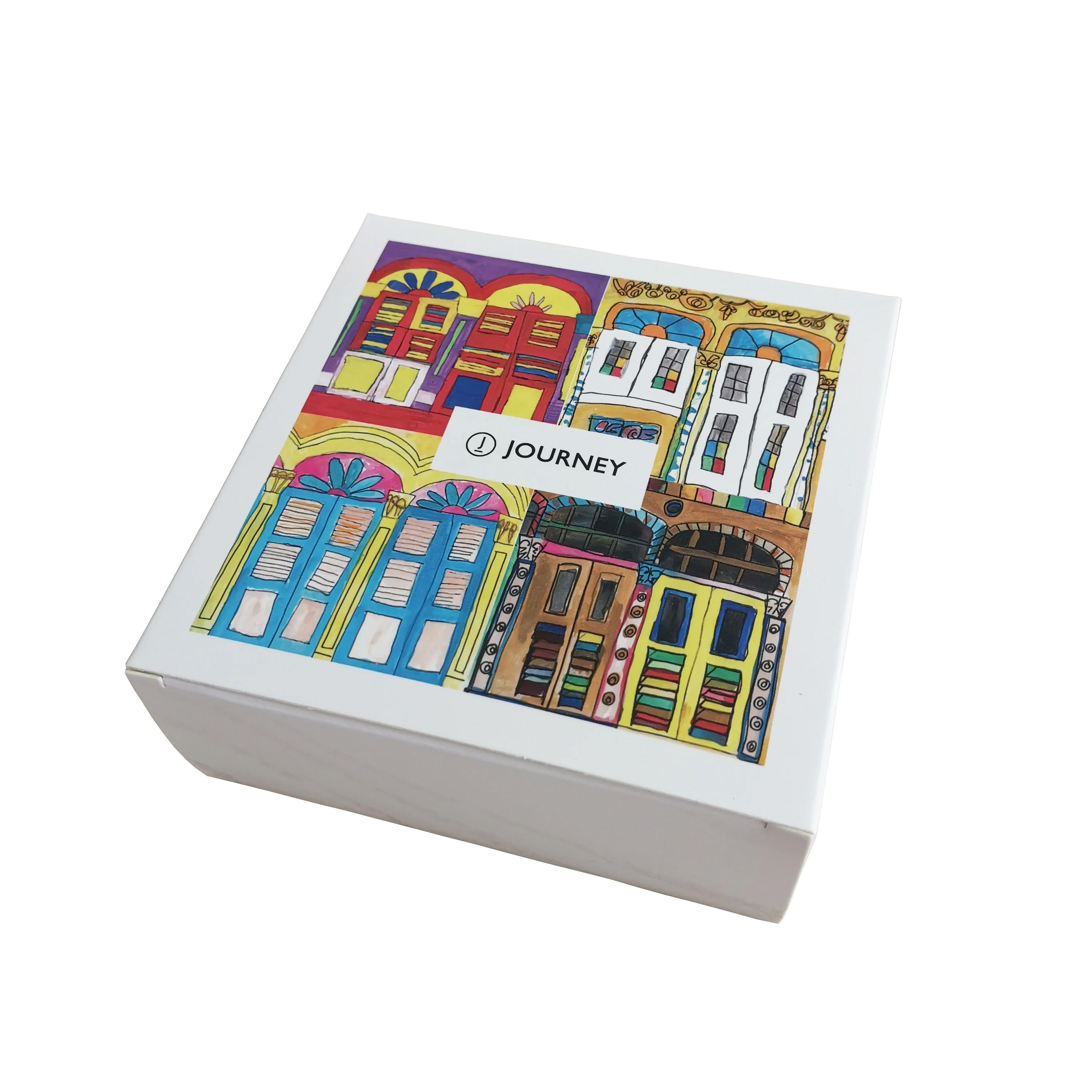 Hot Sale Oem Custom White Paper Cardboard Make Up Sponge Paper Box Data Cable Headset Paper Packaging Box