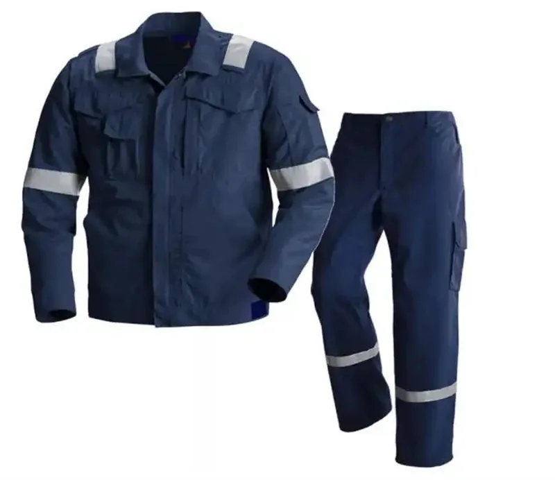 Custom Logo Industrial Long Sleeve Durable PPE Overall Trouser Mechanic Security Traffic Reflective Safety Clothing Workwear