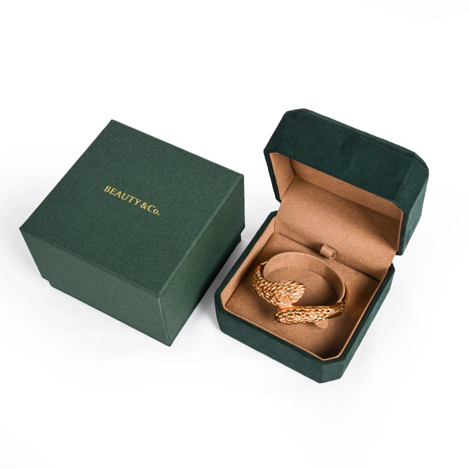 Custom Logo Printed Jewelry Packaging Box Luxury Microfiber Ring Earring Bracelet Necklace Packaging With Logo