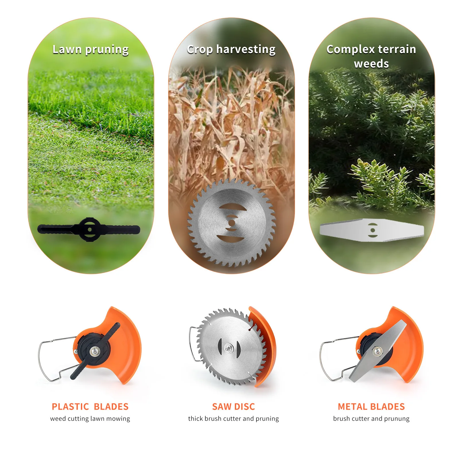 Professional Commercial Lithium Electric Agricultural Garden Small Portable Gasoline Powered Orchard Lawn Mower