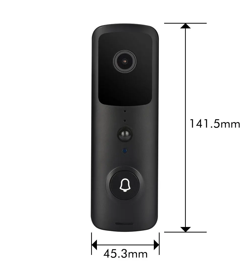  Умный дверной звонок Tuya для дома беспроводная Wi-Fi камера 1080p hd двусторонний уличный Водонепроницаемый