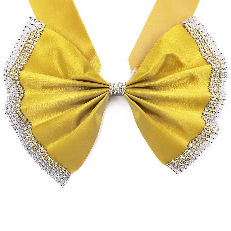 Золотые стулья с завязками