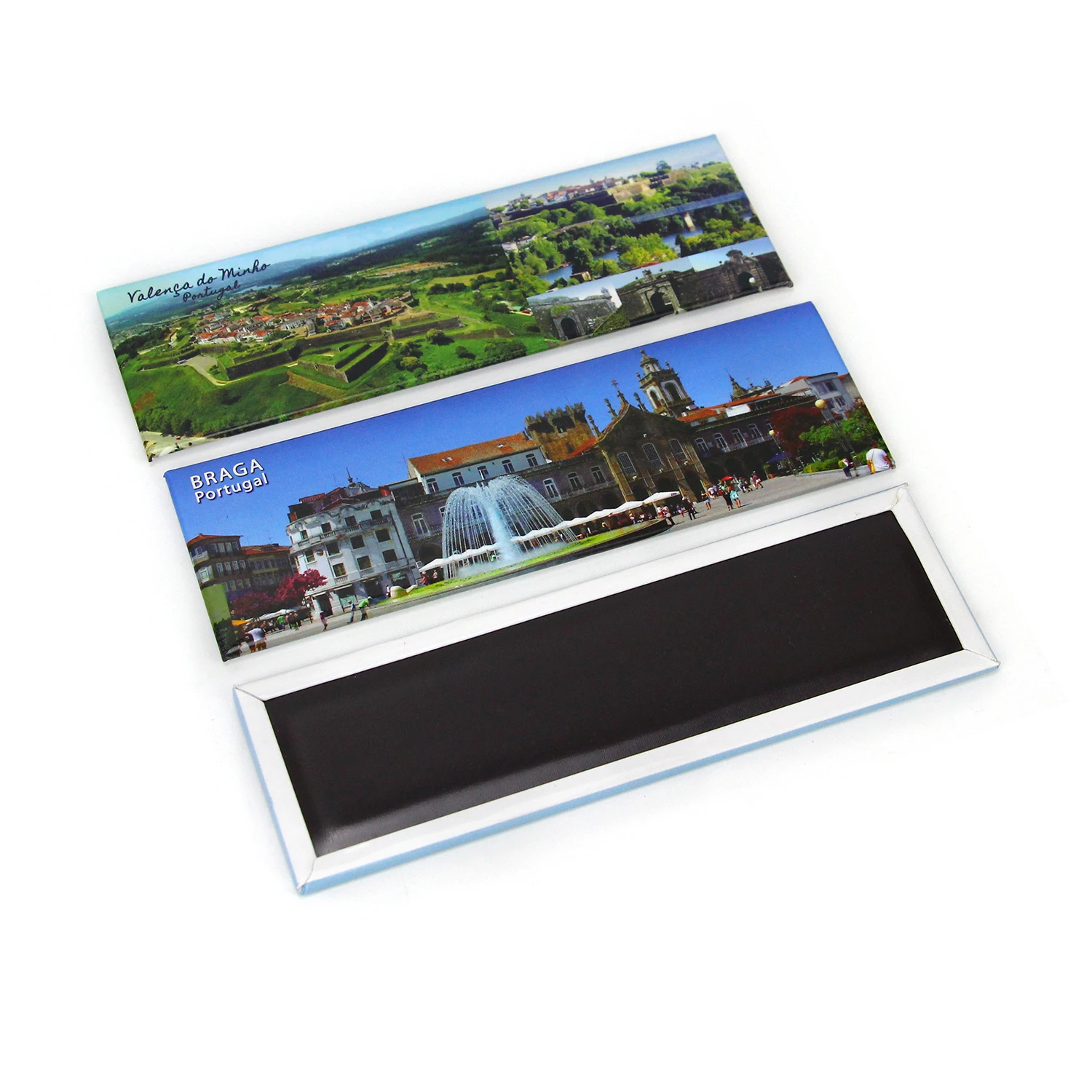 Souvenir Magnetic Gift Portugal Braga 80*53Mm 40*125Mm 63.5*63.5 Mm Magnet Custom Printing Tinplate Fridge Magnets