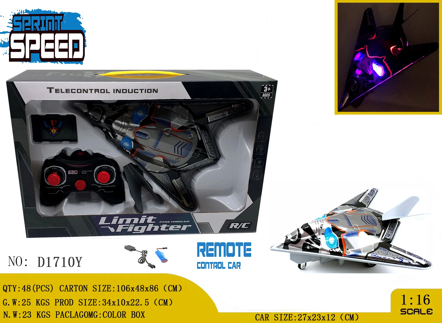 Wholesale 1:16 4ch Electric Remote Control Fighter Hobby Glider Plastic Rc Plane Airplane With Light
