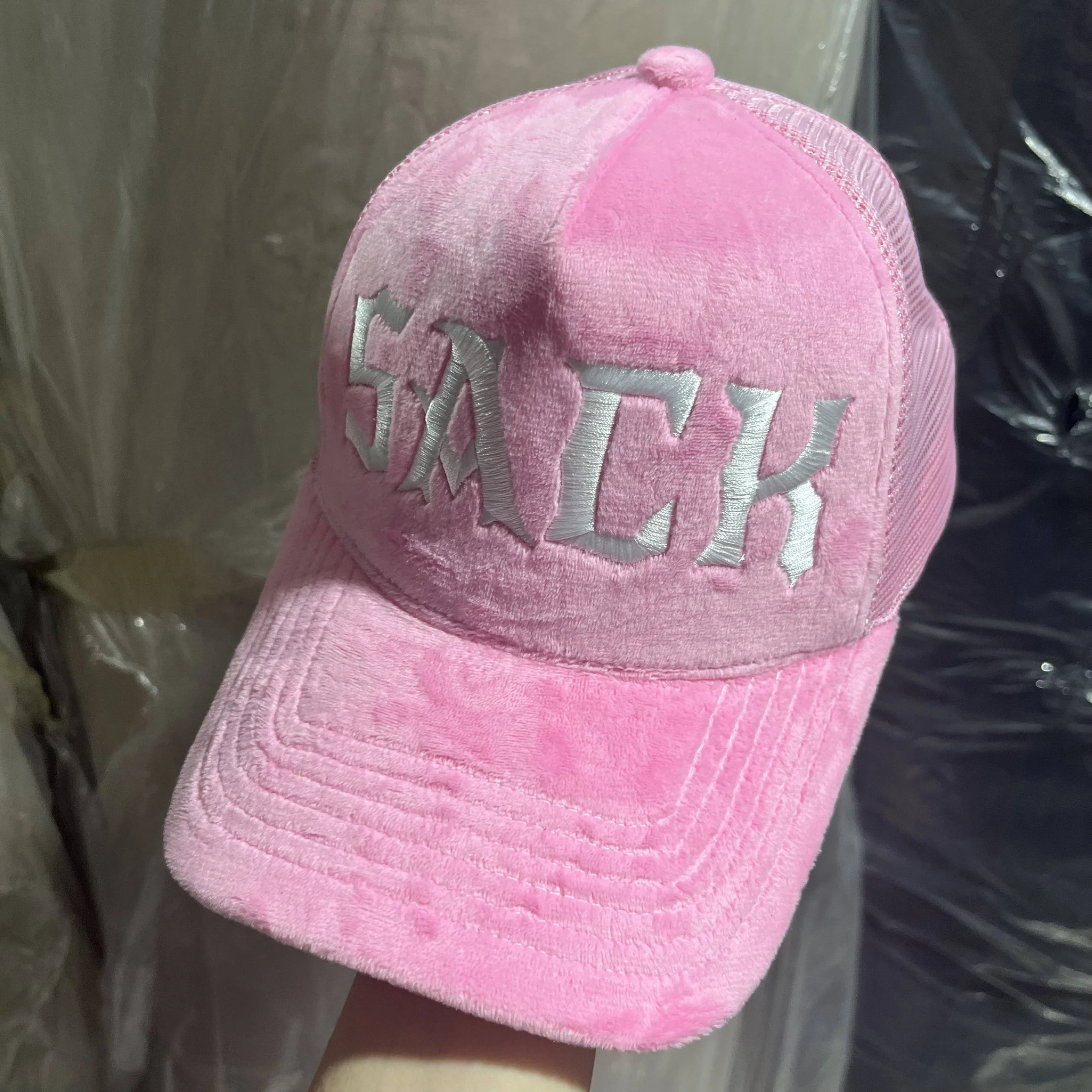 Customize Mesh Hats Custom Logo Blank Plain Trucker Cap Embroidery Velvet Trucker Hats