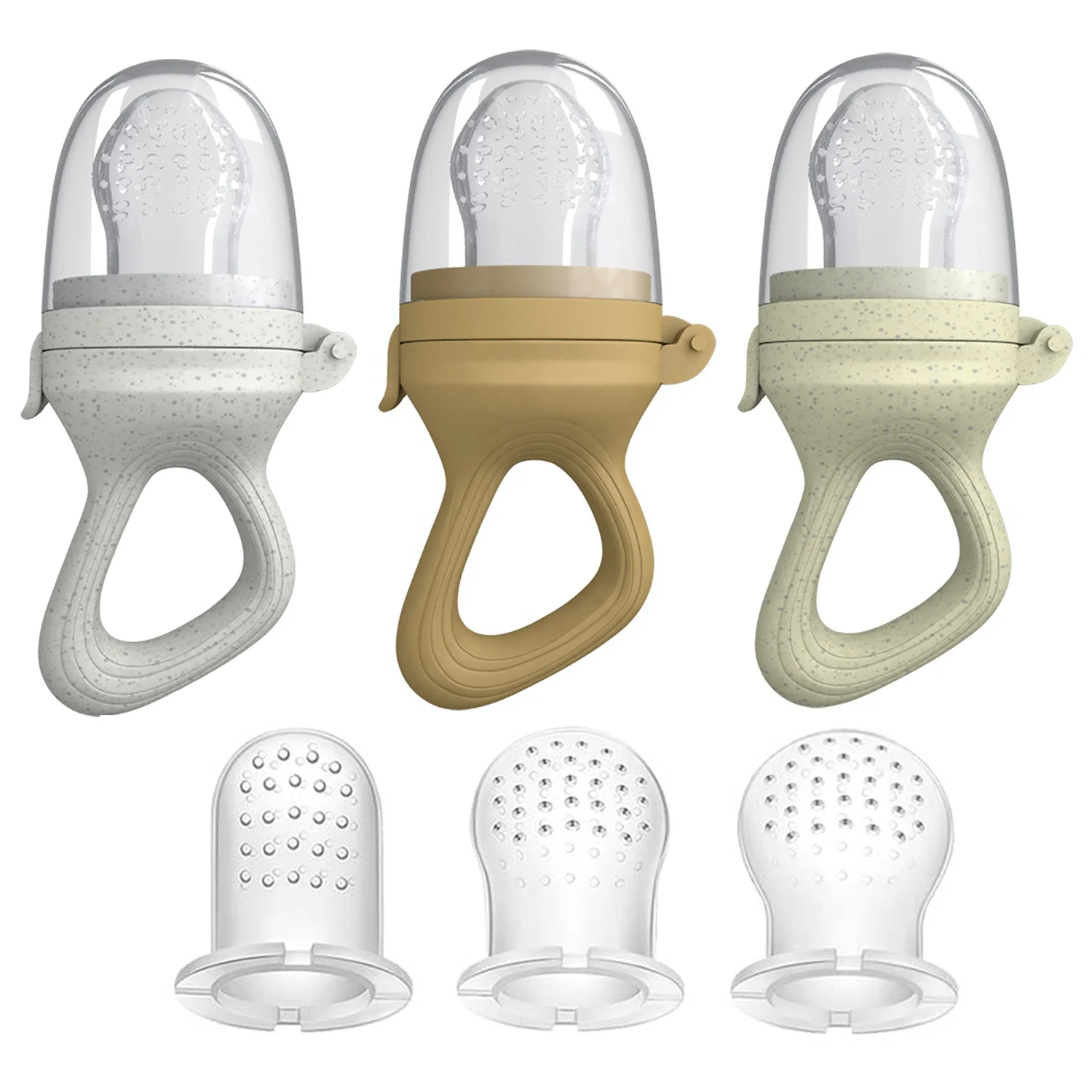 Bpa Free Food Grade Baby Fresh Food Nipple Feeder Silicone Baby Feeder Fruit Pacifier Baby Fruit Feeder For Infant