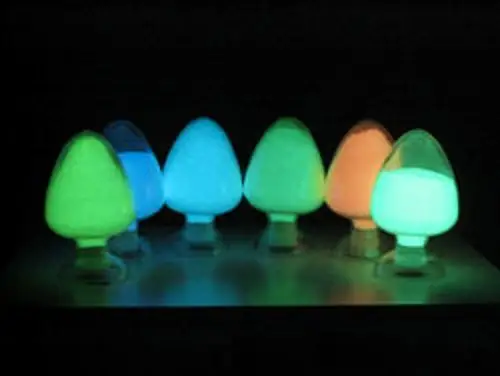 Светящаяся пудра с эффектом фотолюминесцентного пигмента