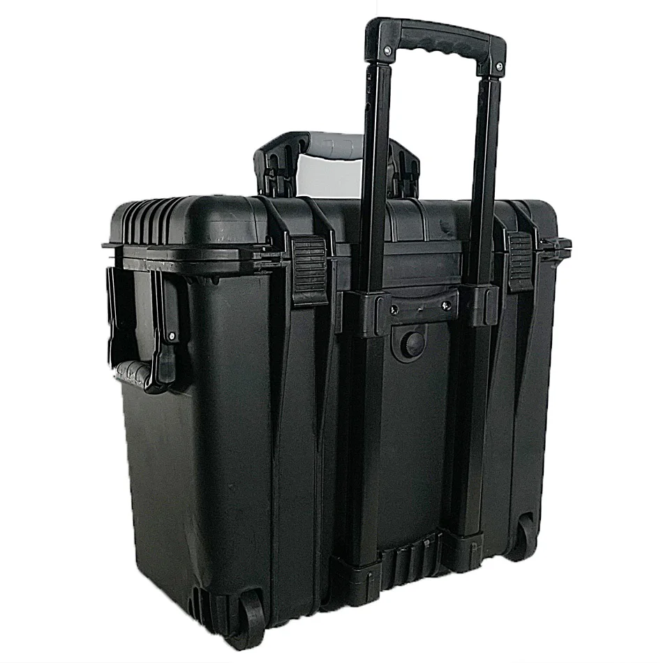Trolley plastic Carrying waterproof tool box high quality Shockproof hard case with wheels