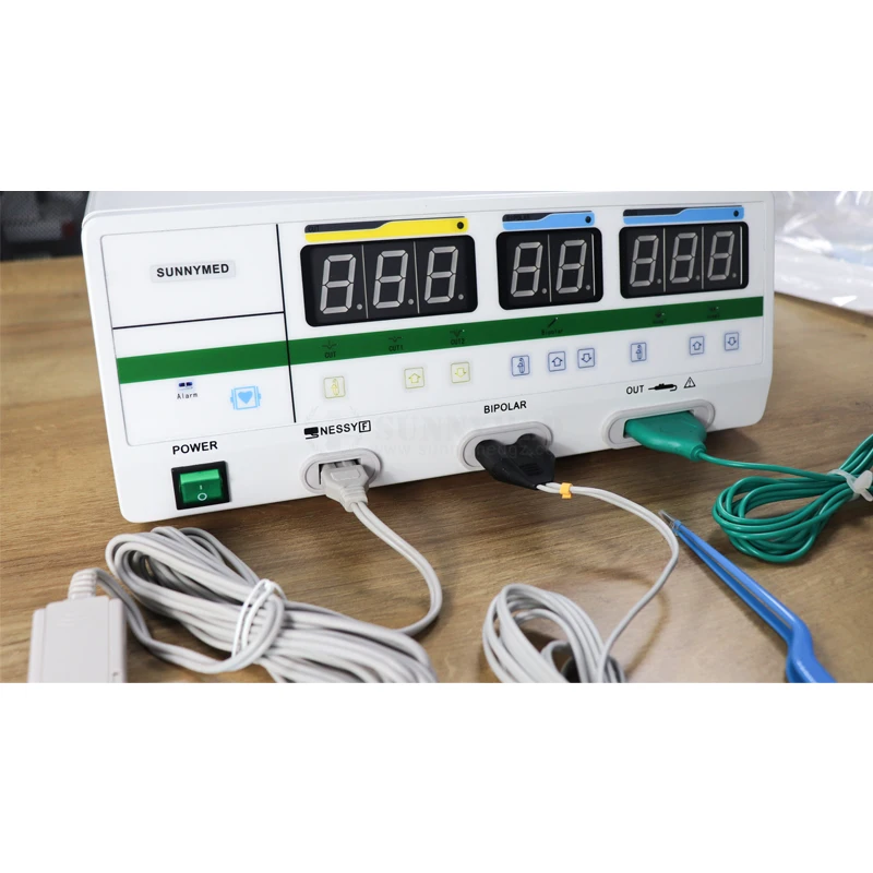 SY-I081VI Multifunctional Advanced Electrosurgical unit HF 400W Six Function Portable Medical Electrosurgical Generator