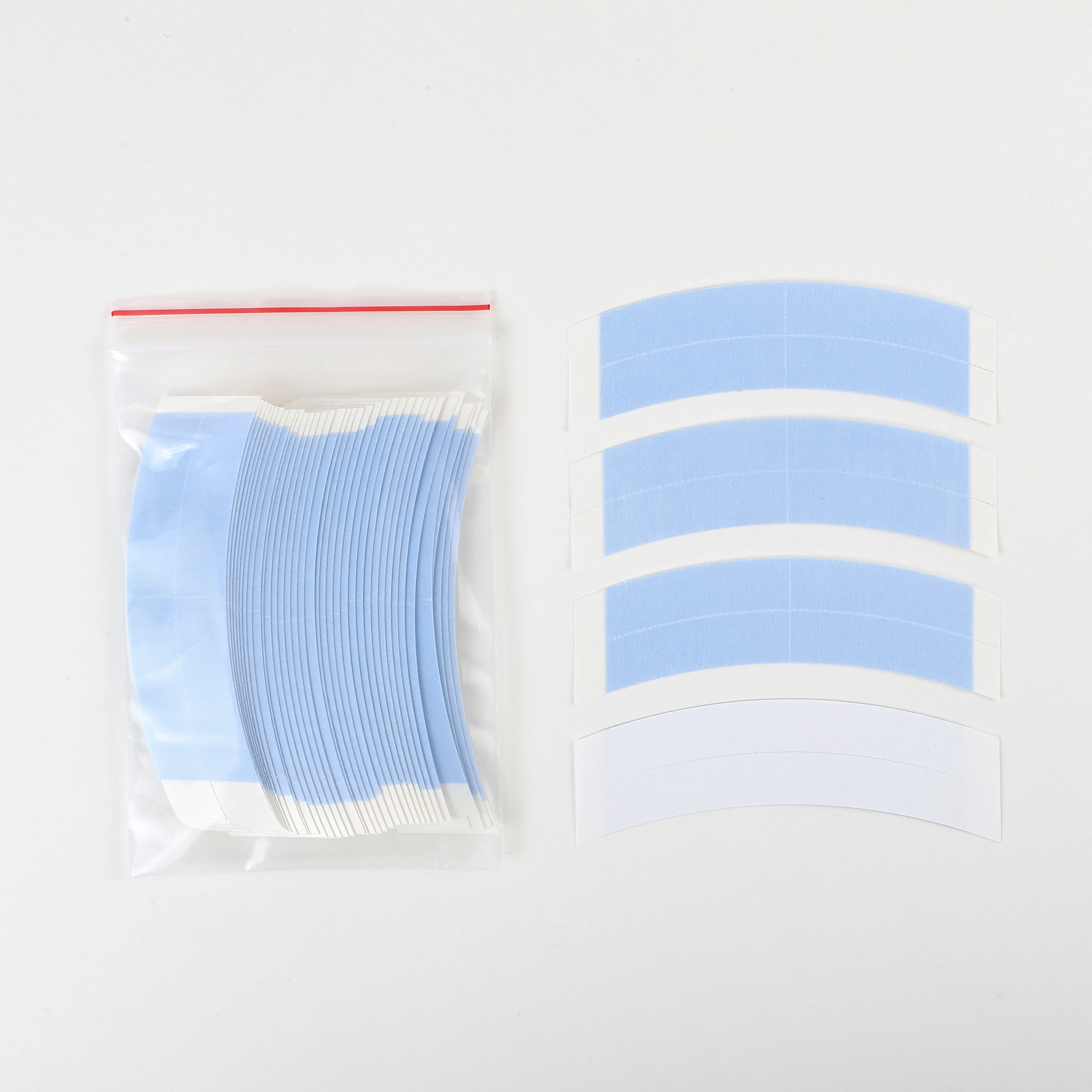 Wholesales36pcs / Bag Lace Front Walker Tape Blue Liner for Hair Toupee System