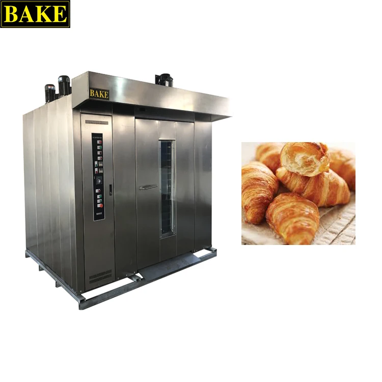 chinese  double rack 32 diesel electric 16 gas mini 64 trays rotary oven for bakery pizza
