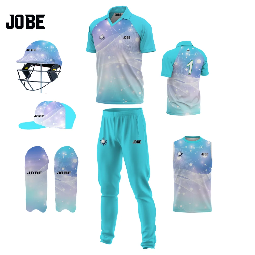 customized embroidery patches team man professional pakistan new pattern cricket jersey china color