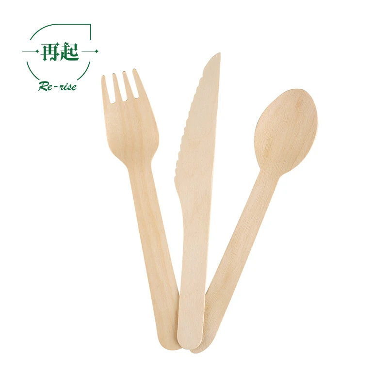
Manufacture Taster Utensils flatware sets wooden fork and spoon 