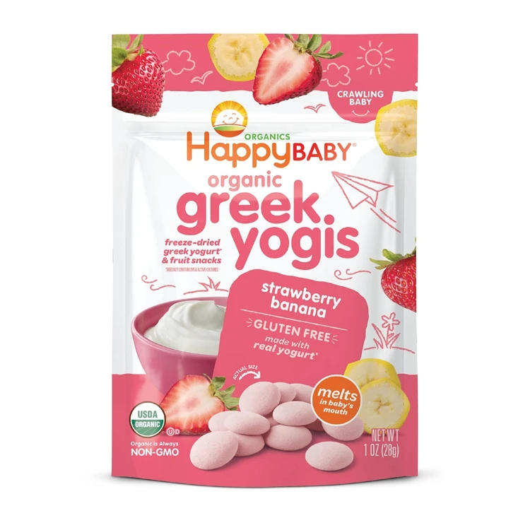 Custom Plastic Freeze-dried Yogurt Bag Smell Proof Stand Up Pouch Freeze Dried Candy Gummy Packaging Bags