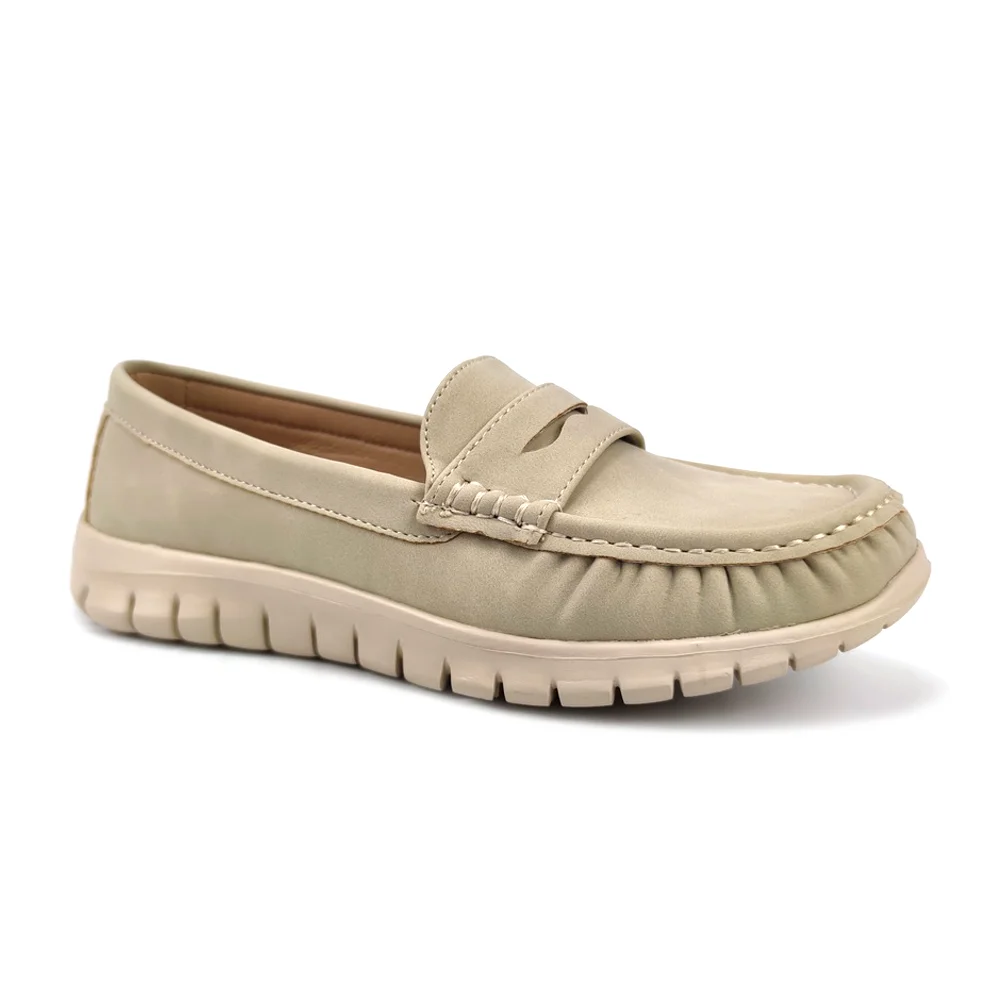 New style soft loafers Commuter moccasin ballet flats pointed toe outsole walking casual comfort shoes for women