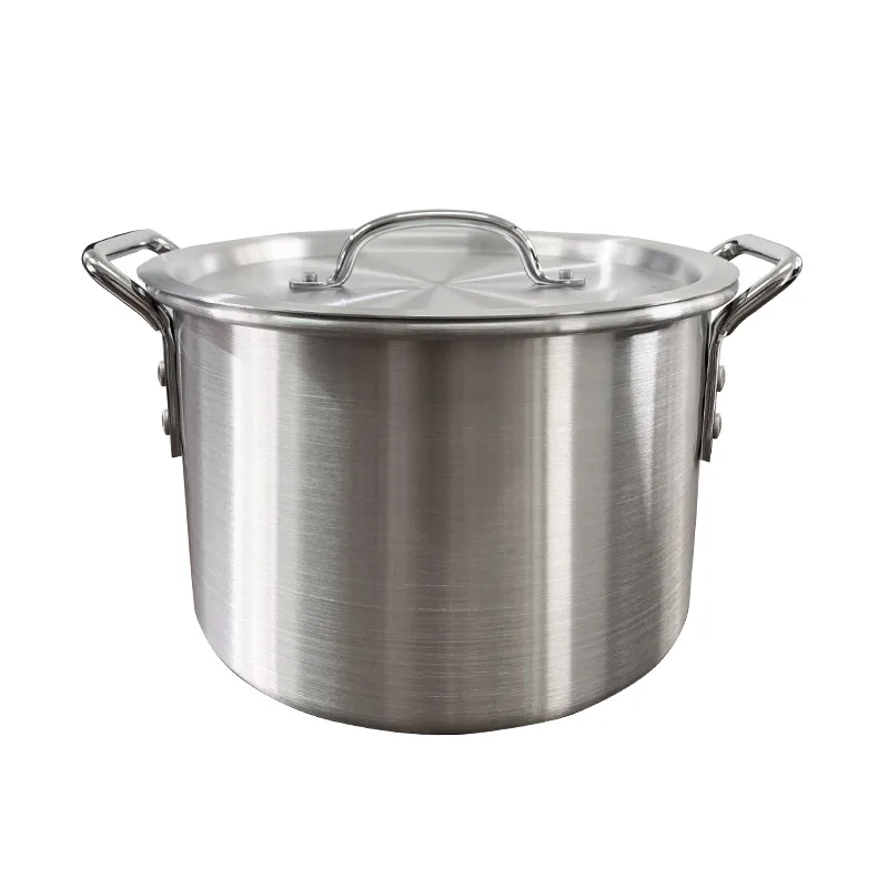 Hotel Restaurant Commercial Model Soup Pot Aluminum Cookware Set Large Soup Aluminum Bucket