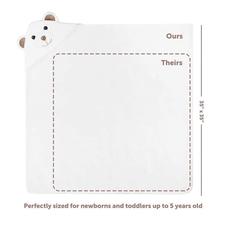 beach towel hoodie towel for kids and baby Premium Ultra-Soft Viscose made from Bamboo with Unique Design towel hoodies