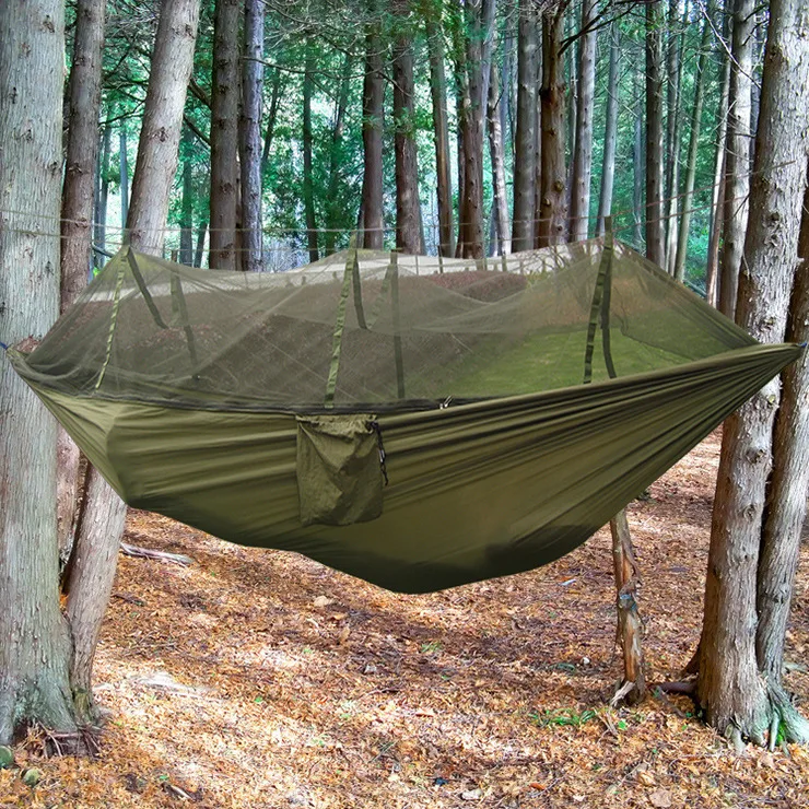 
Camping Hammock Mosquito Netting Hanging Sleeping Bed Swing 