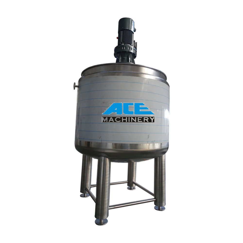 Ace 1000L Electric Heating Soap Shampoo Body Lotion Making Machine Blending / Small Mixing Tank