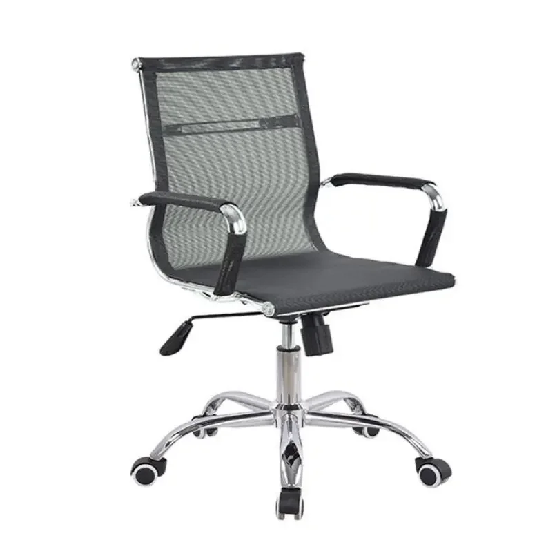 New Arrivals Low MOQ Manufacturer High Back Mesh Gray Swivel Office Chair