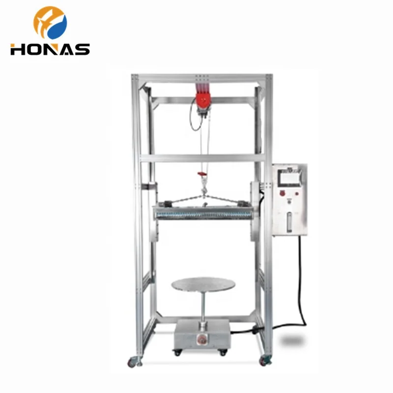 China IPX12 vertical rain drip test equipment for led light waterproof testing