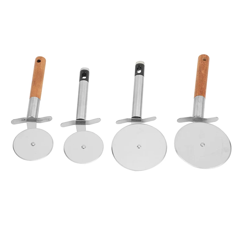 FUTIAN Roller Knife Tool Pizza Cutter Stainless Steel Pizza Tools Single Wheel Roller Cutter For Kitchen Cake Knife Round Knife