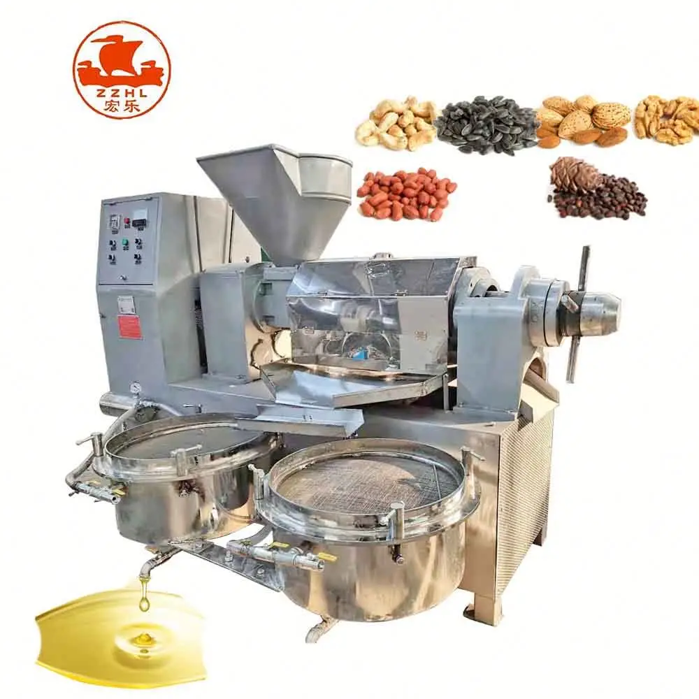 Commercial Small Extraction Home Olive Oil Press Machine Automatic