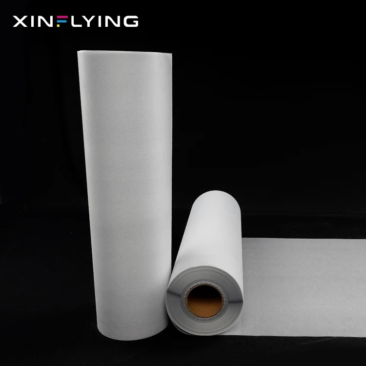 DTF Transfer Film Roll Double Sided Matte Clear PET Heat Transfer Paper Cold and Hot Peel Direct to Film for T-Shirts