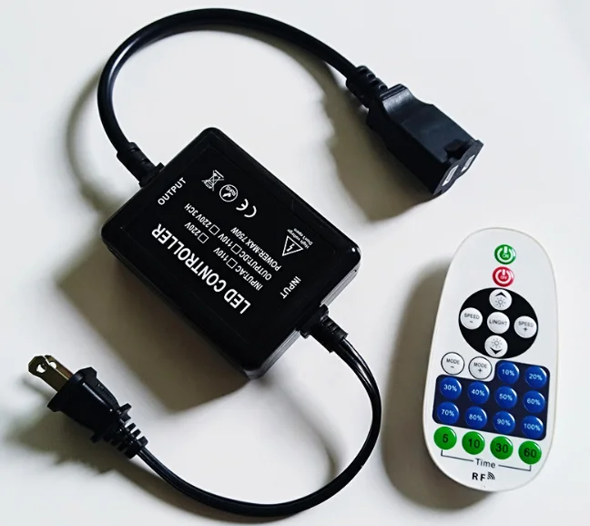 220V Led Strip Controller 720W with 23keys remote IR Led Dimmer for 5050/2835 High Voltage Strip Light