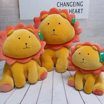 
Edition Sun Flower Lion Manda Lion Plush Toy Sun Lion Doll Doll Large Forest Animal Pillow 