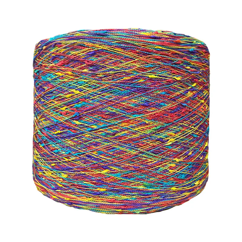 New fashion Metallic gold lurex metallic knot yarn polyester fancy yarn for knitting