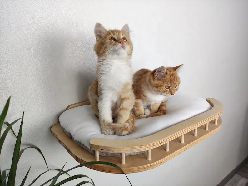 Hot Sale Pet wall furniture wall bed Cat tree tower Cat shelves with steps Cat jungle gym house furniture