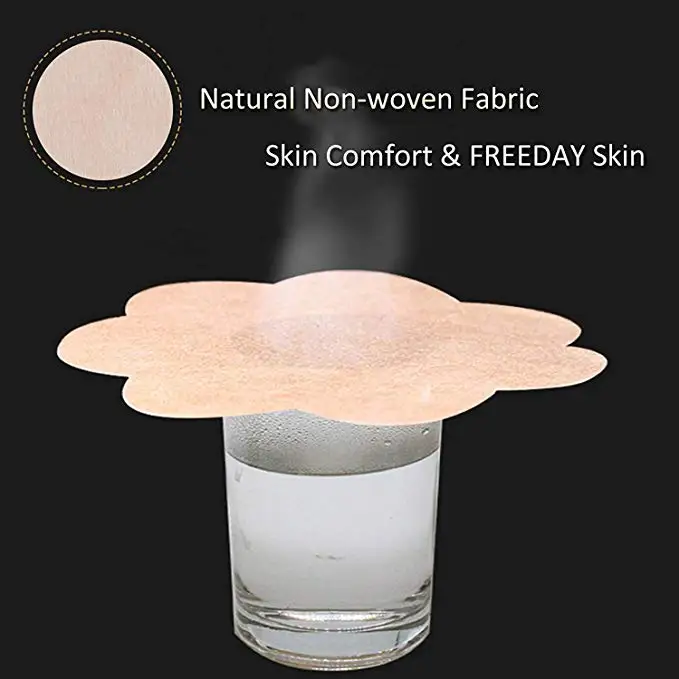 Клейкая тканевая круглая невидимая Одноразовая крышка для