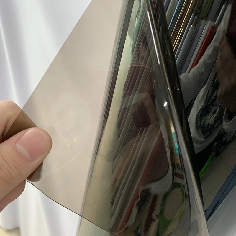 0.2mm colored transparent PVC film handbags custom PVC film handbag fabric wholesale