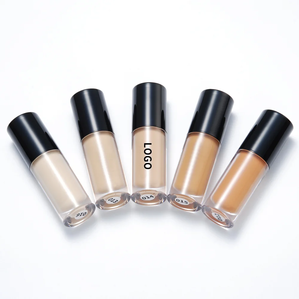 Best Low Moq Matte and Vegan Foundation Private Label Makeup Dark Skin Liquid Concealer Full Coverage Concealer Private Label