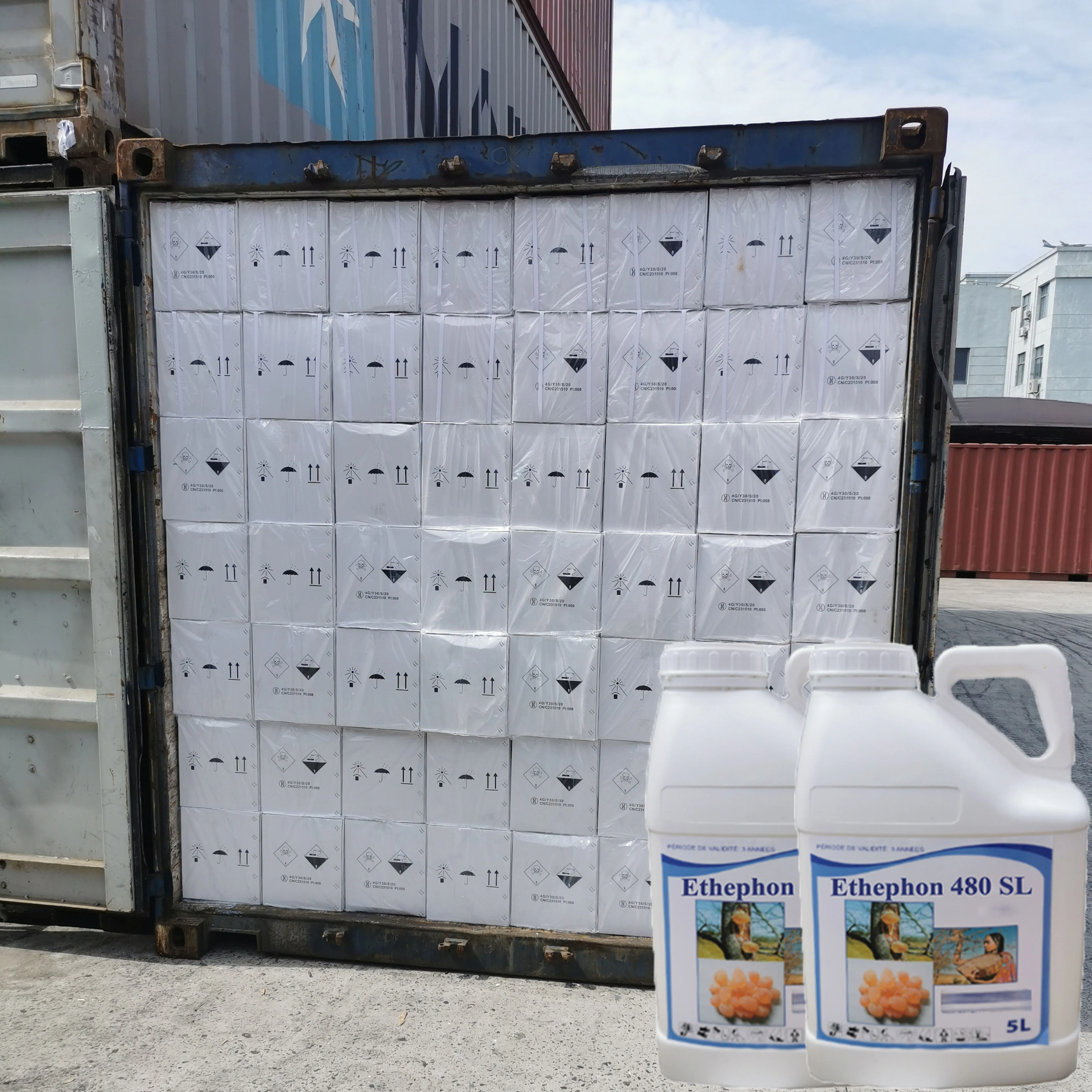 Регулятор роста растений Ethephon 48% SL 480 SL 40% SL жидкий этиленовый рипенер корневые гормоны