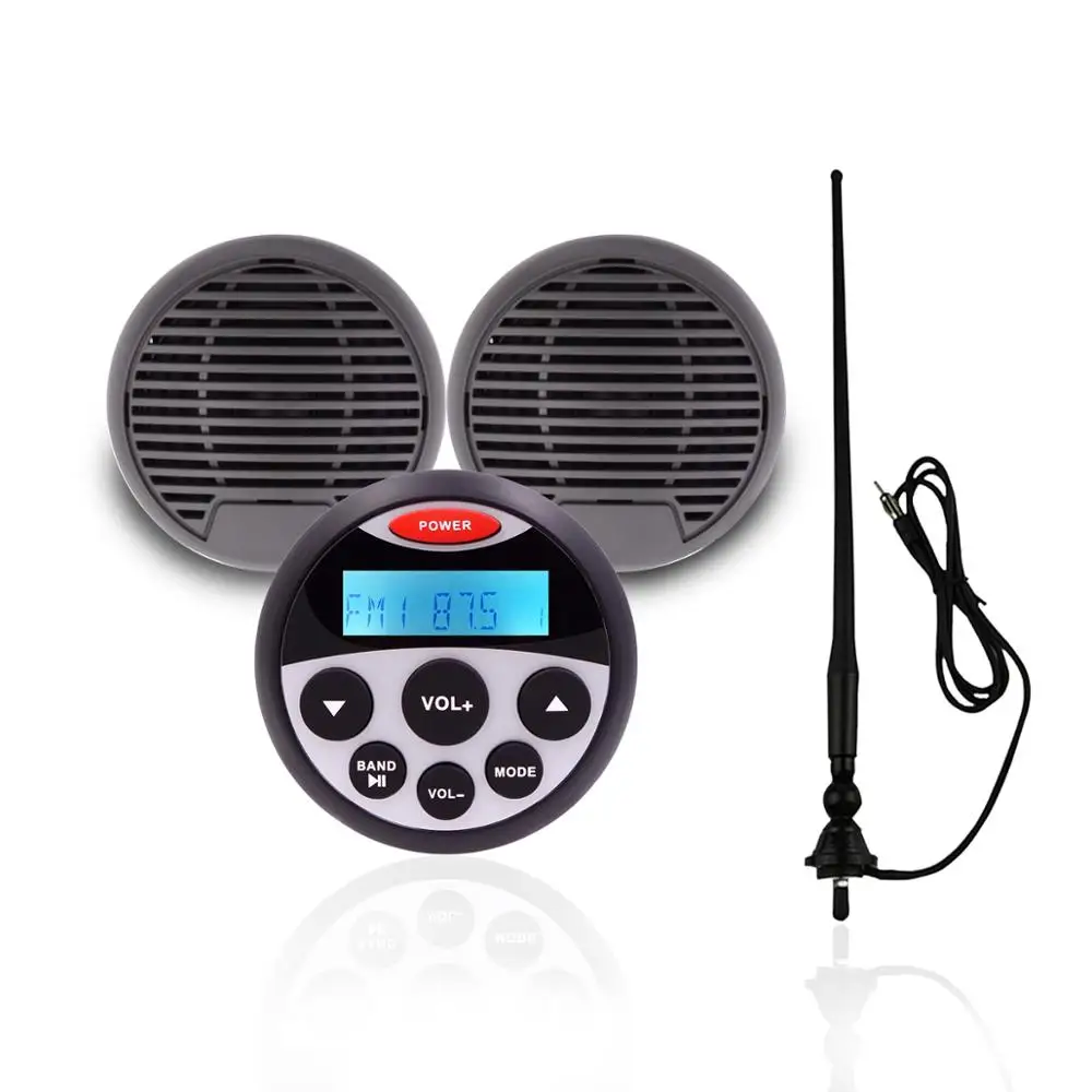 
Waterproof Stereo Marine audio system FM AM Radio MP3 3