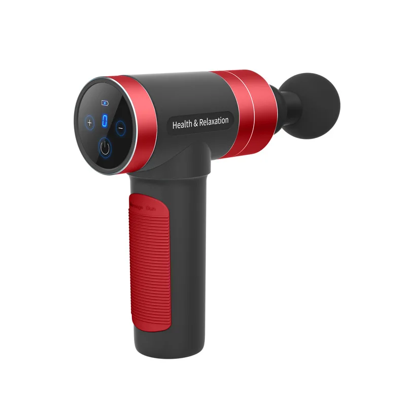  wirelss aluminium alloy eletric handheld percussion deep muscle massager Fascia