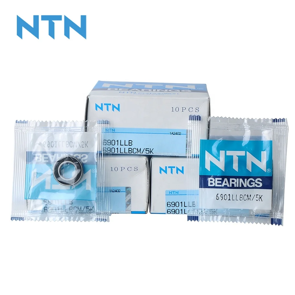 NTN 6901 6901LLBCM/5K Single Double Row Chrome Steel Original Machinery Motor Hotel Bicycle Cycling Deep Groove Ball Bearing