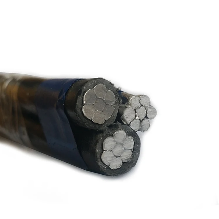 
16mm 35mm 50mm 70mm 95mm aluminum conductor 4 core abc cable 