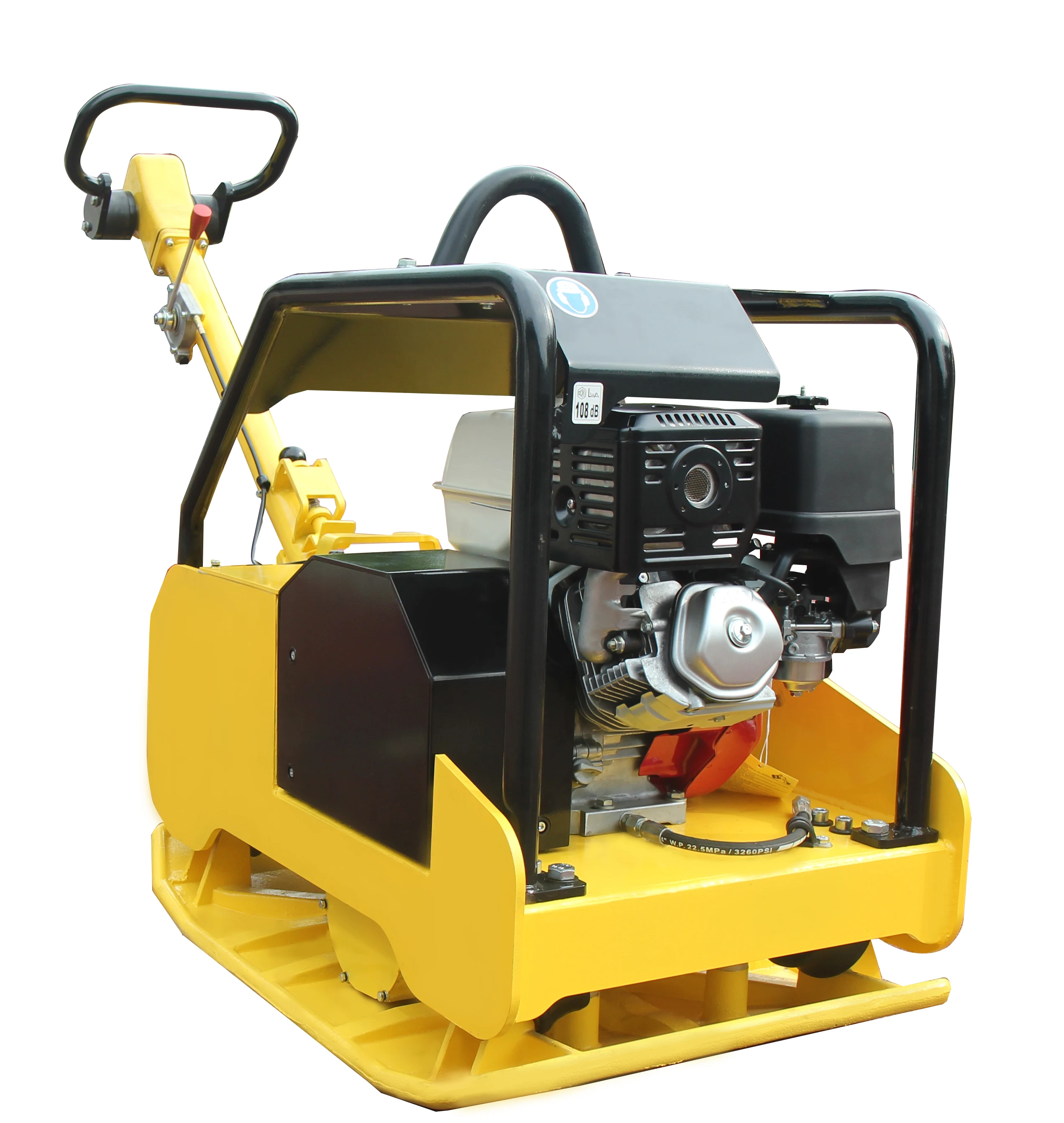 DUR-500  Gasoline GX390 Engine Hand Held Hydraulic Vibratory Plate Compactor for Compact Machines