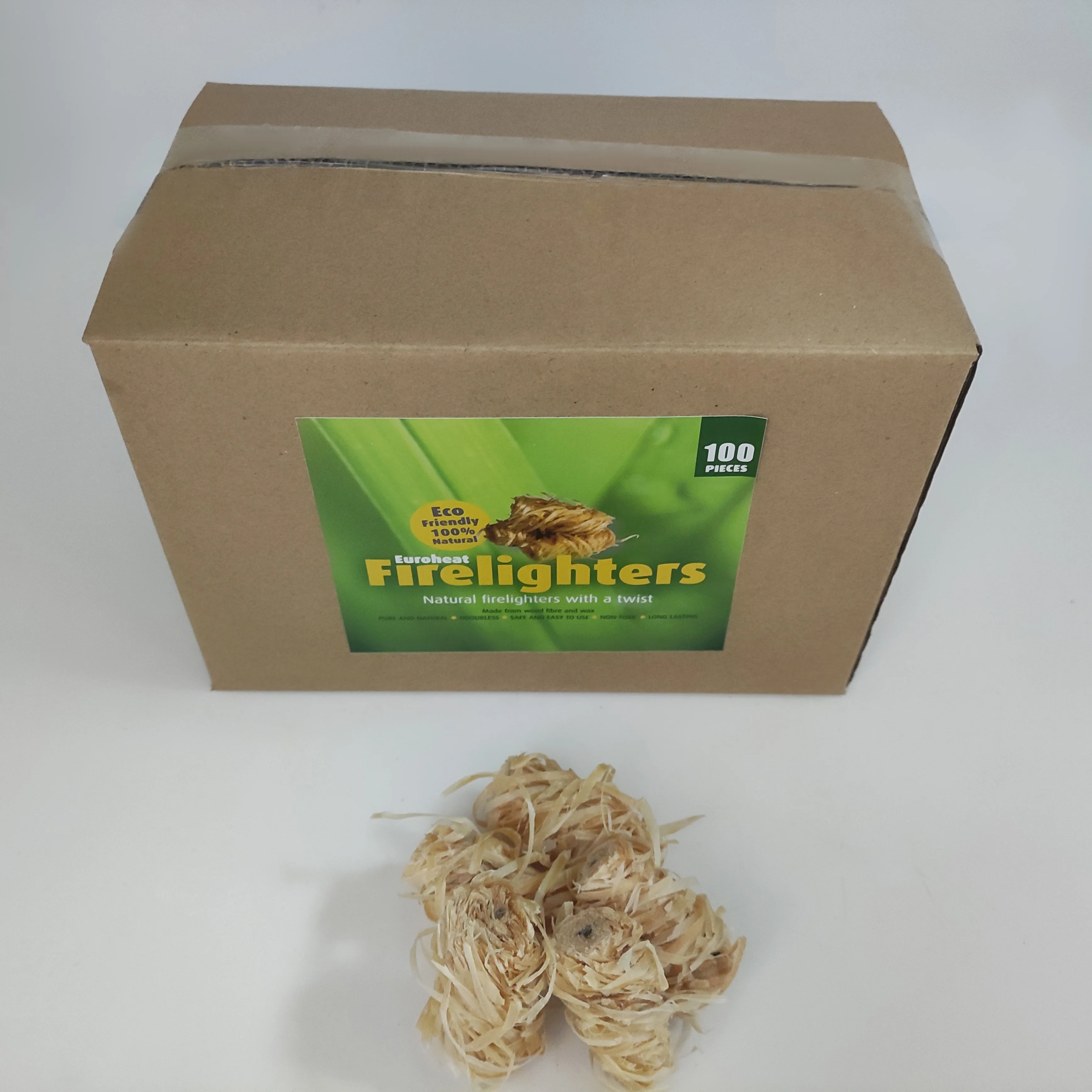 Camping mountaineers home fireplace kindling fire kindling flammable wood wire wax sticks 100 pieces/box