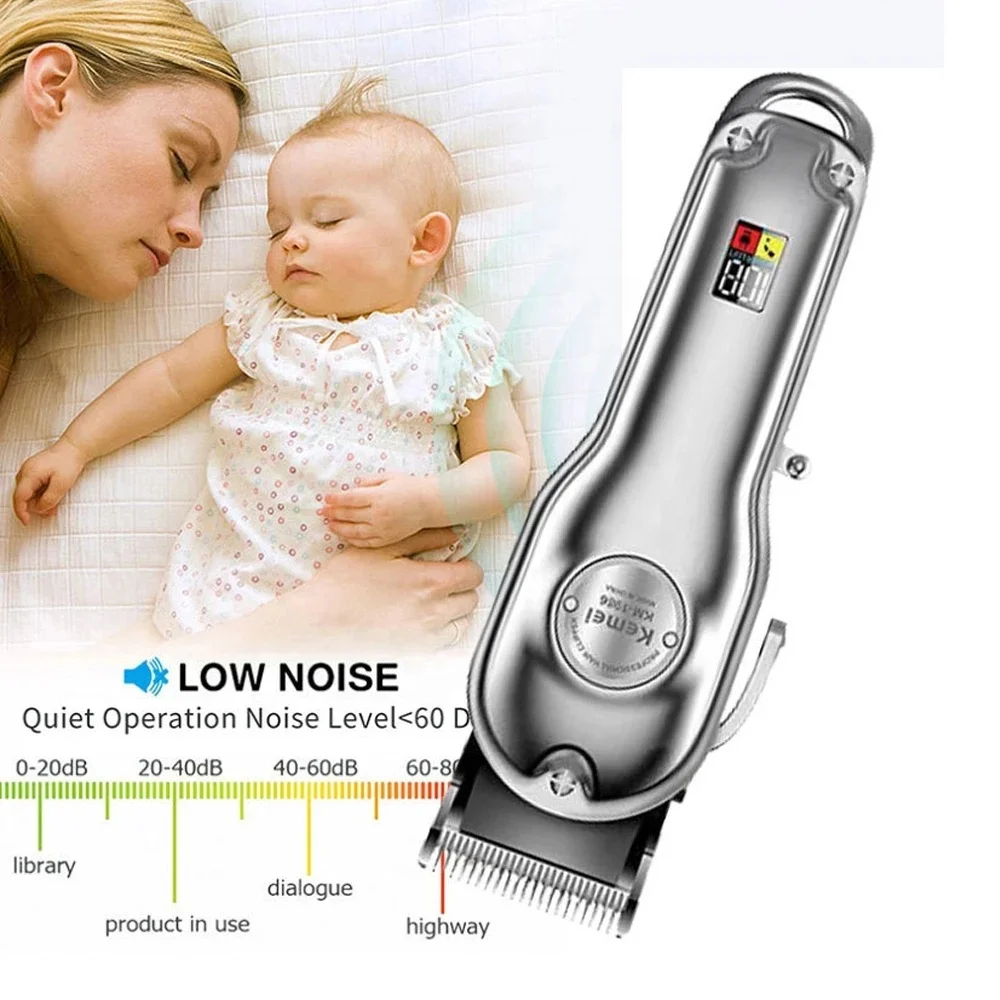 barbershop hair trimmer grooming kit LCD cordless beard professional hair cutting electric usb wahl machine for hair clipper