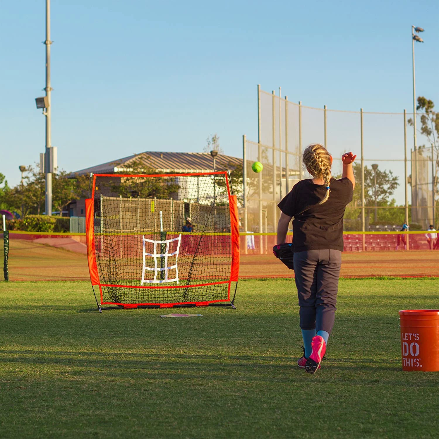 Rebound baseball practice PE net Foldable goal High quality outdoor training net Golf chipping net Goal cage Supplier Sports