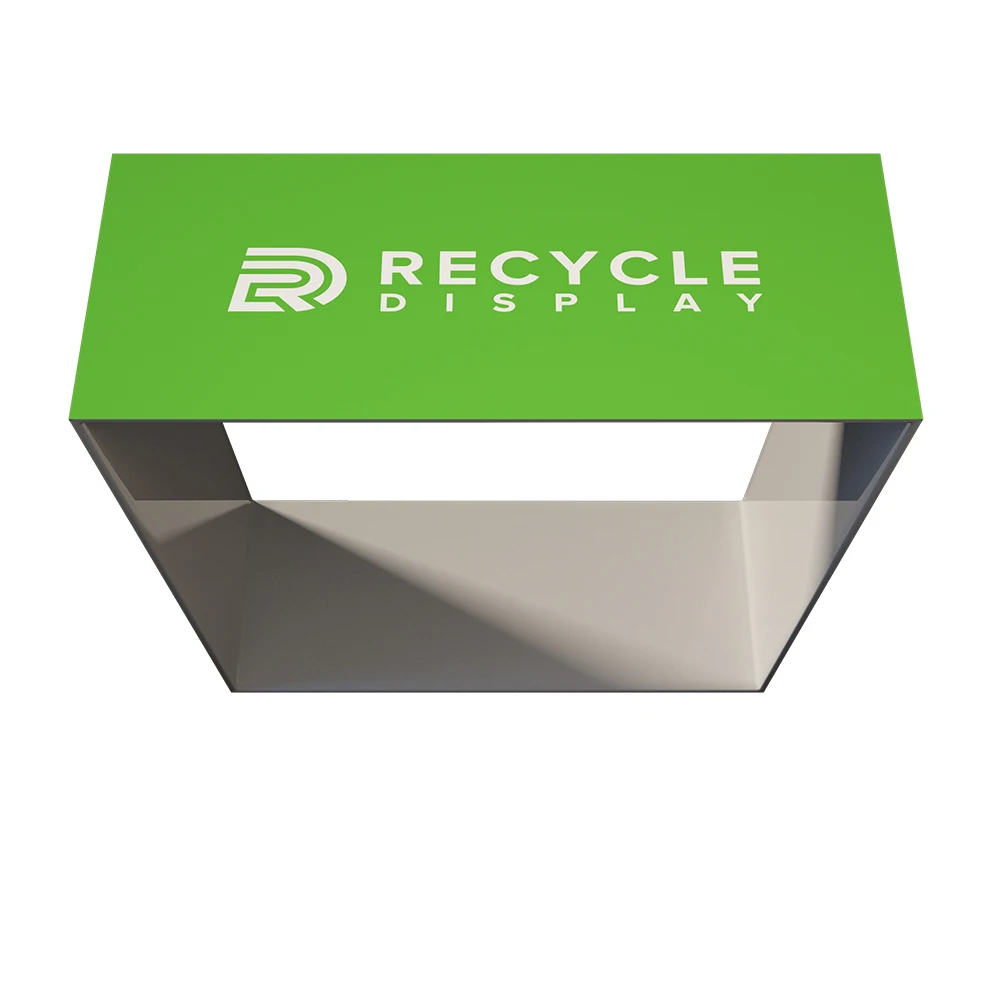 3D Brand Logo Printing Suspended trade show exhibition Ceiling Signs Display Fabric Hanging Banners Euro Fit Hanging Banner Kit