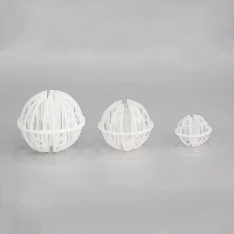 Scrubber Filter Media Plastic tri pack ball For Liquid Extraction