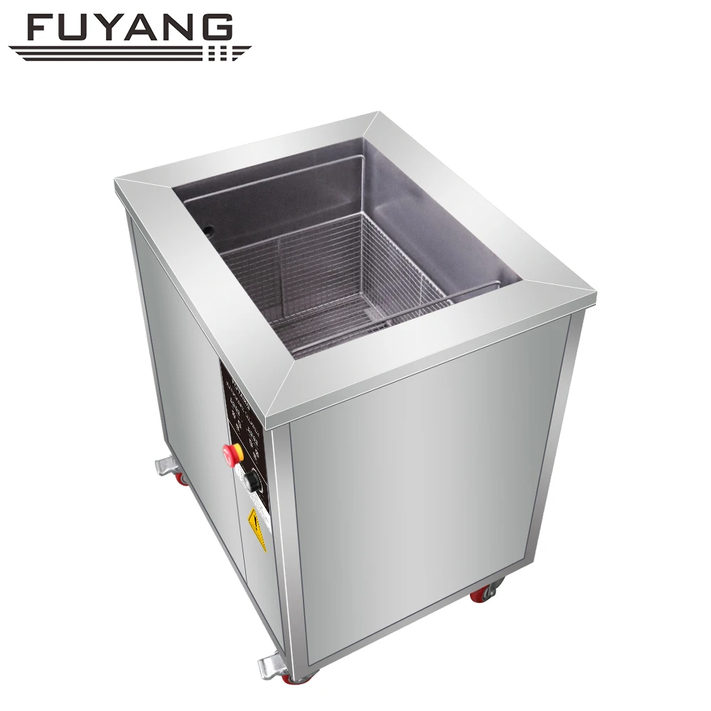 FUYANG Industrial ultrasonic cleaner for engine block carbon cylinder head carburetor turbocharger DPF cleaning  machine  88L